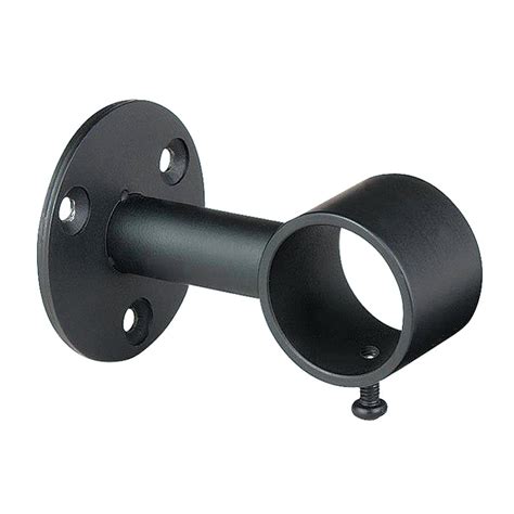 black metal curtain pole brackets|b&q curtain rod brackets.